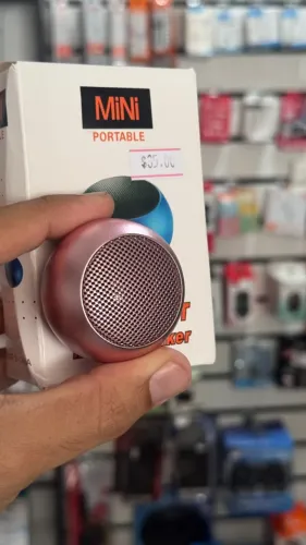 Mini Caixa de Som Portátil Bluetooth com Design tipo Bolinha 