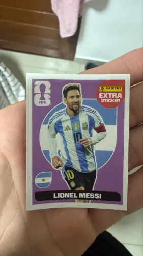 Figurinha legend messi lilas copa do mundo 2026