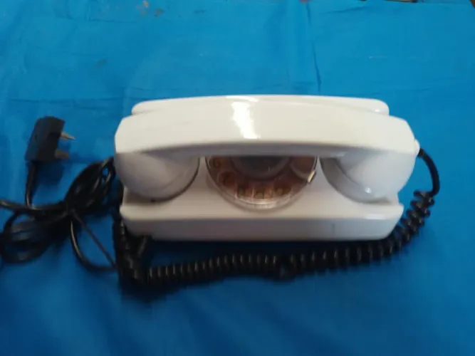 Telefone Antigo Branco