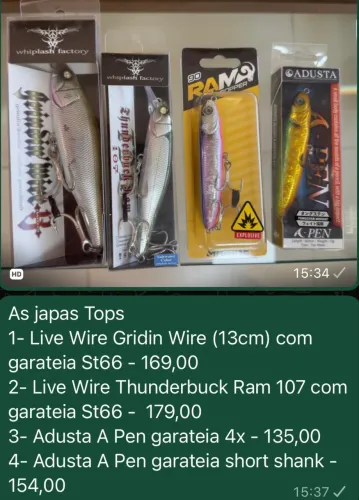 Iscas artificiais japonesas