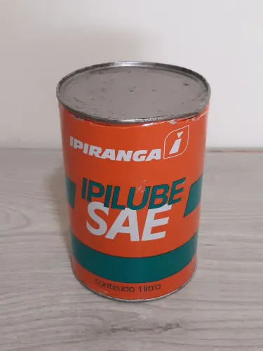 Lata Antiga Óleo Motor Ipiranga