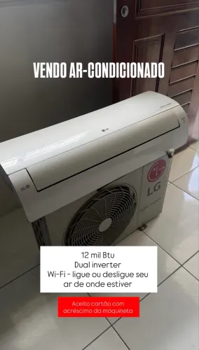 Ar condicionado dual inverter LG Wi-Fi 