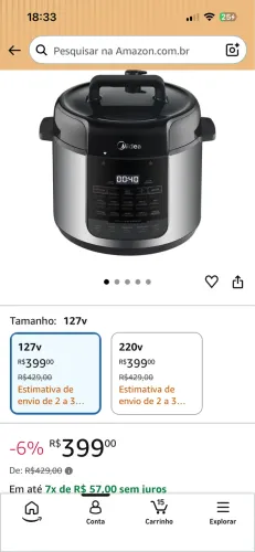 Vende- se Panela de Pressão Elétrica