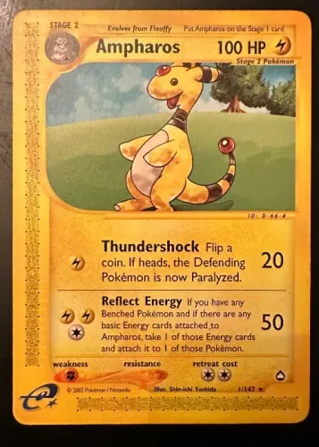Ampharos (1/147) Pokemon TCG