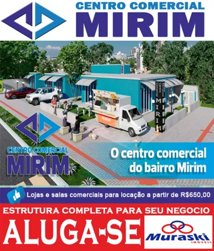 Lojas para locação em centro comercial em Guaratuba - Bairro Mirim - a partir de 15m2