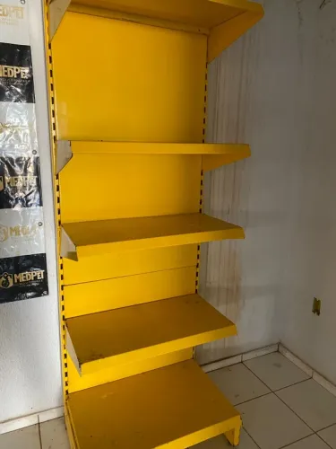 PRATELEIRA DE ALUMINIO, USADA!