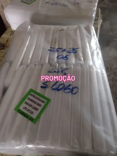 Sacos plásticos BD e PP 