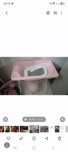 Banheira galzerano rosa