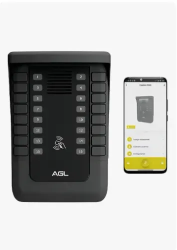 Porteiro Eletrônico Coletivo HDL S-500 RFID - 16 Pontos