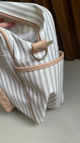 Bolsa Maternidade Hug Listrada - Usada, Conservada