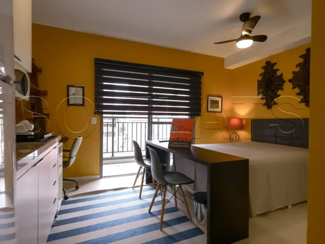 Residencial Think Home República, Studio disponível para venda com 24m² e 1 dormitório