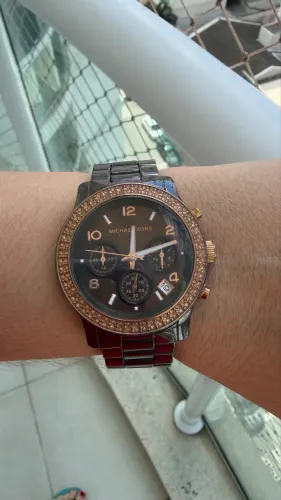 Relógio Michael Kors pulseira de porcelana