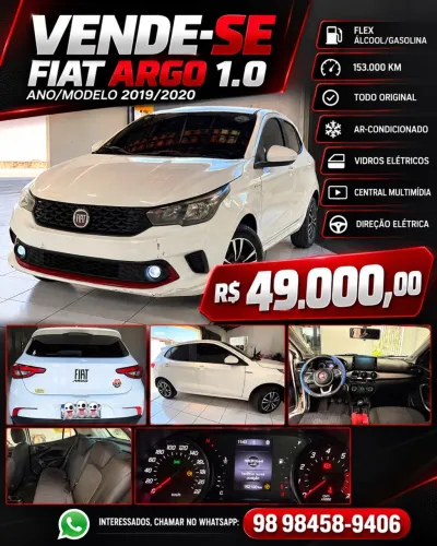 Fiat Argo Drive 1.0 6V Flex 2020