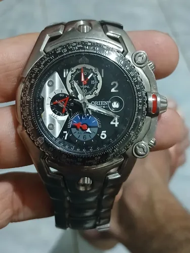 relógio masculino Orient Flytech Titanium MBTTC001