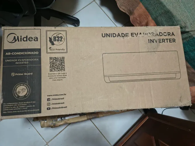 Ar condicionado midea 9000 btus nunca usado(ainda na caixa) 