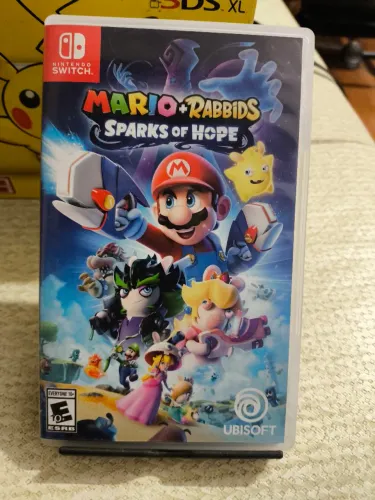 Jogo para nintendo switch mídia física usado Mario+Rabbids Sparks of Hope
