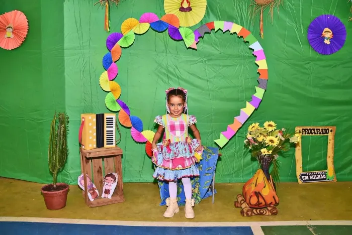 Vestido junino infantil