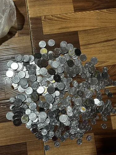 Moedas de 10 centavos dos anos de 1984 a 1986