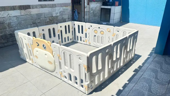 Cercadinho de alta qualidade pra segurança do seu filho