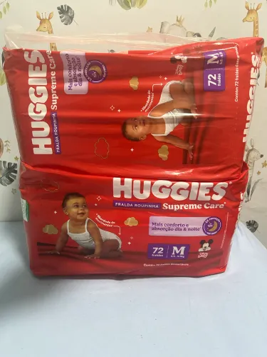 Fraldas Huggies M