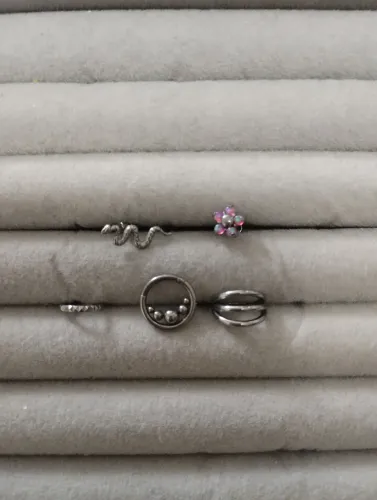 Kit de piercings titânio