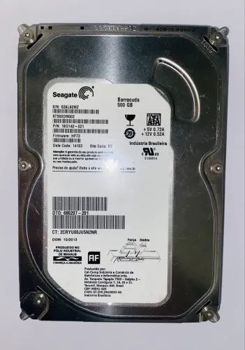 HD Seagate Barracuda 500GB SATA - Leia a descrição
