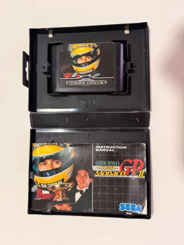 Jogo CIB Ayrton Senna Super Monaco GP 2 Sega Mega Drive