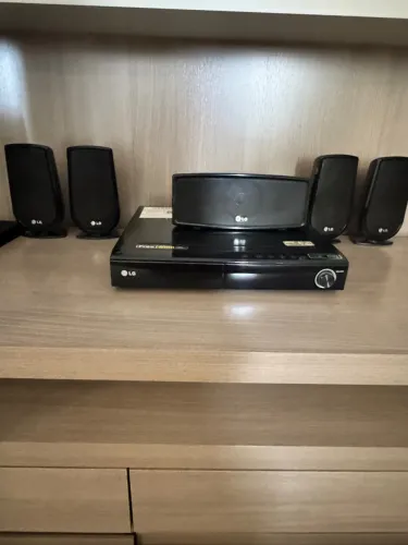 Home Theater LG antigo em estado de novo