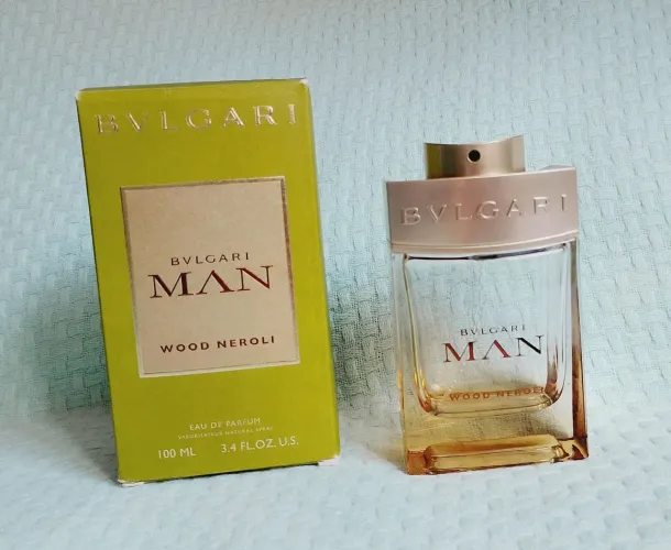 Frasco VAZIO perfume Bvlgari Man Wood Neroli 100mli