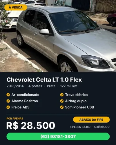 Chevrolet Celta Spirit/ LT 1.0 MPFI 8V Flexp. 5P 2014
