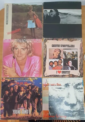 6 discos de vinil Vendo o lote ou (preços avulsos na legenda)