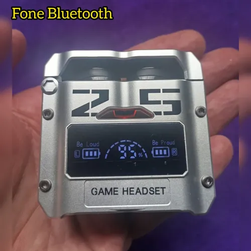Fone Bluetooth Gamer TWS M25 com Display Digital