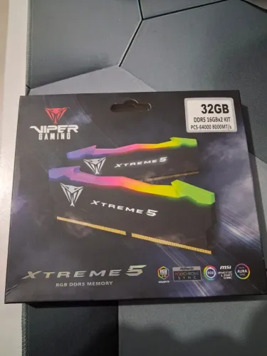 32GB 8000Mhz CL38 RGB DDR5 Patriot Viper Xtreme5