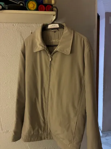 Calvin Klein Jaqueta Corta-Vento Bege Tam M - Original?