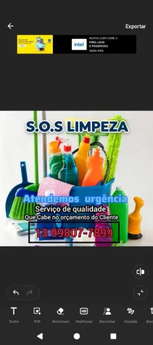 Limpeza padrão urgente detalhadas