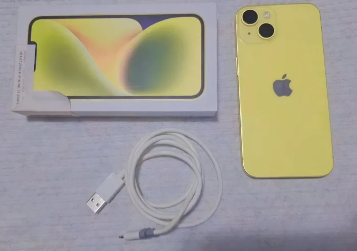 Iphone 14 amarelo 256 gb