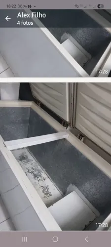 Freezer horizontal 2 tampas