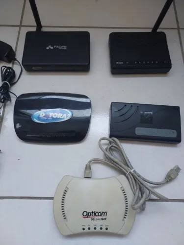 Modem, Roteador, Internet (5 tipos)