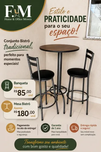 Banquetas banqueta mesas bistrô cadeiras e mesa