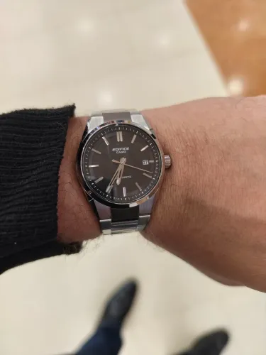 Novíssimo Relógio Casio Efk 110 - automático preto