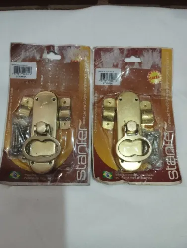 Kit Fechaduras Cremonas Latão Lacradas