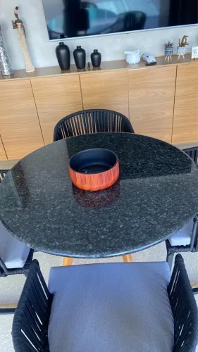 Tampo NOVO de mesa granito 1m diåmetro
