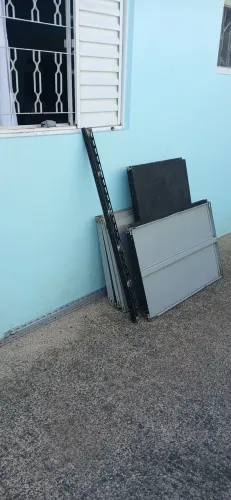 Armário de ferro 2 mas 4 prateleiras