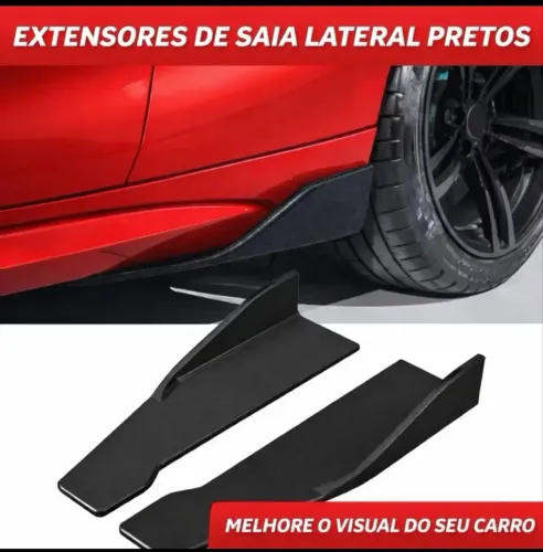 Spoiler lateral universal (saia lateral) para carros