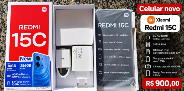 Xiaomi Redmi 15C 256gb