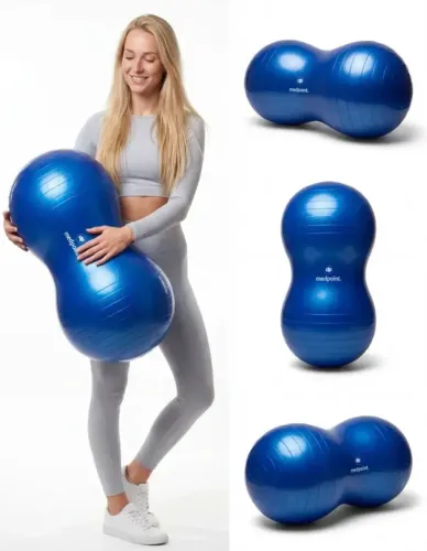 Bola peanut Ball yoga pilates Medpoint 45x99 Azul