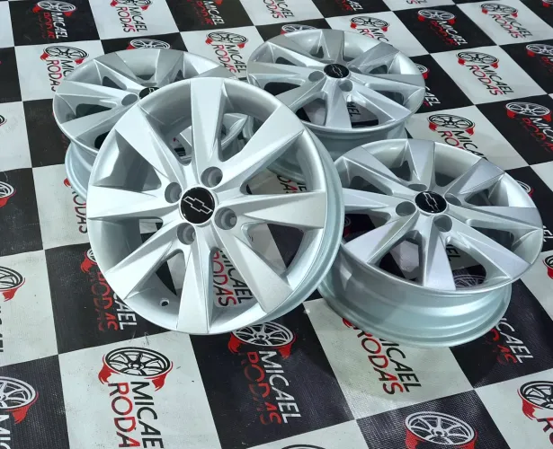 Jogo de Rodas 15 Gm Onix Prisma Celta Kadett Astra 4x100 Pintura Nova