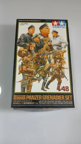 plastimodelismo - german panzer grenadier set - 1/48 - tamiya 