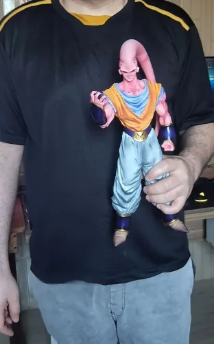 Estátua Gohan Buu 39 Cm Dragon Ball Z Detalhes Incrível 
