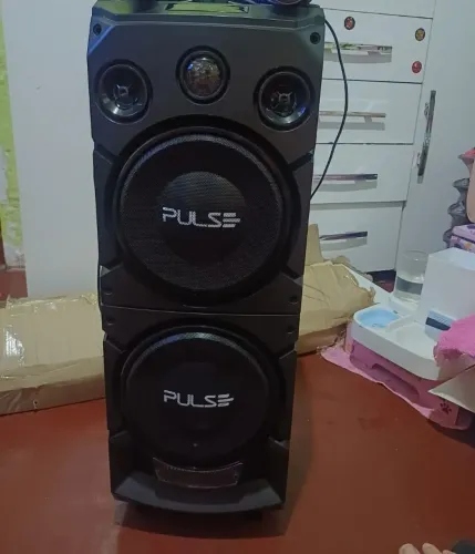 Caixa De Som Amplificada Bluetooth Potente Storm Pulse SP509- 1000W RMS